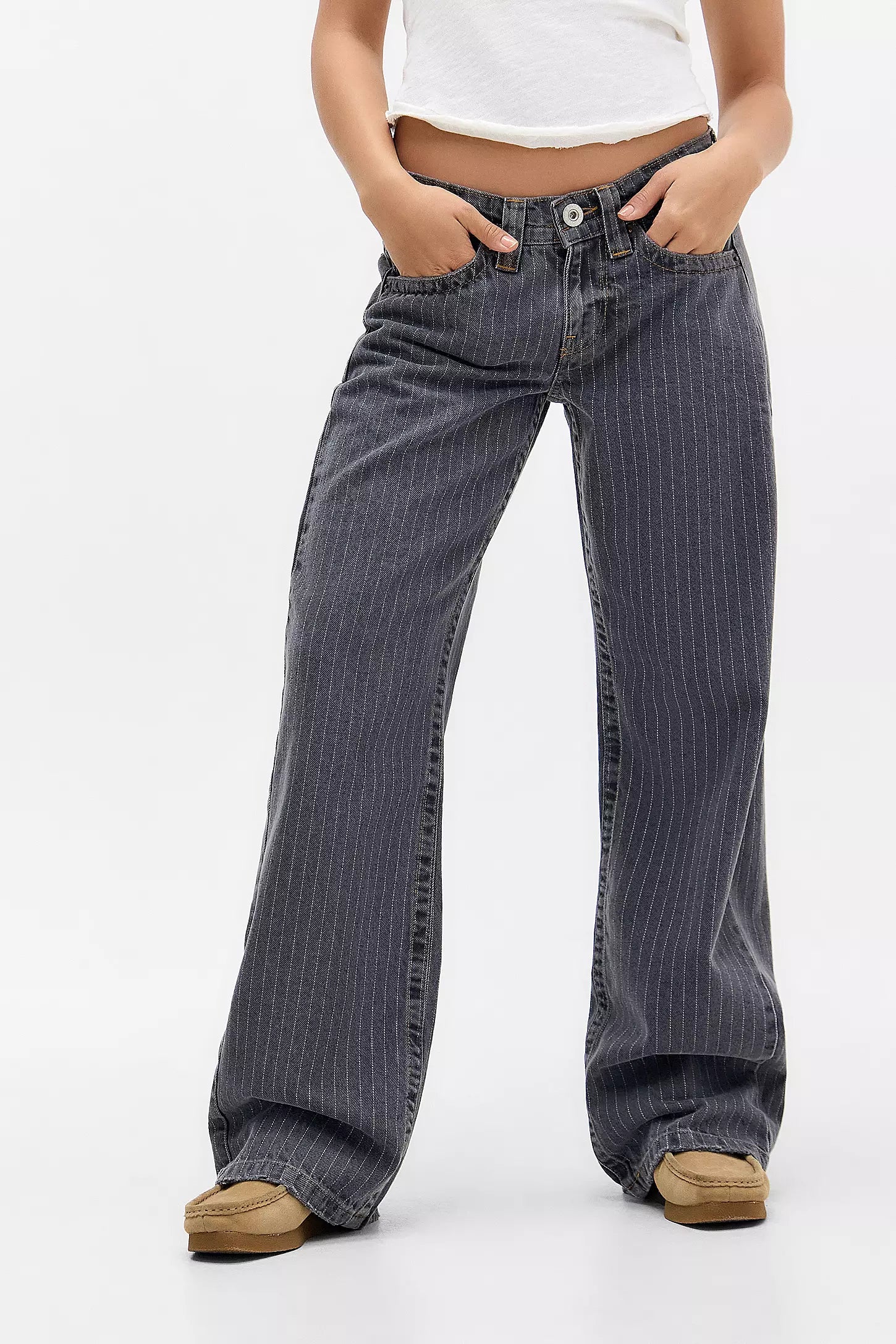 Emma Pinstripe Jeans