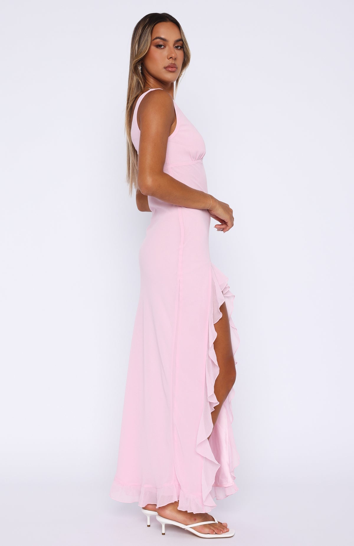 Abella Ruffle Maxi Dress