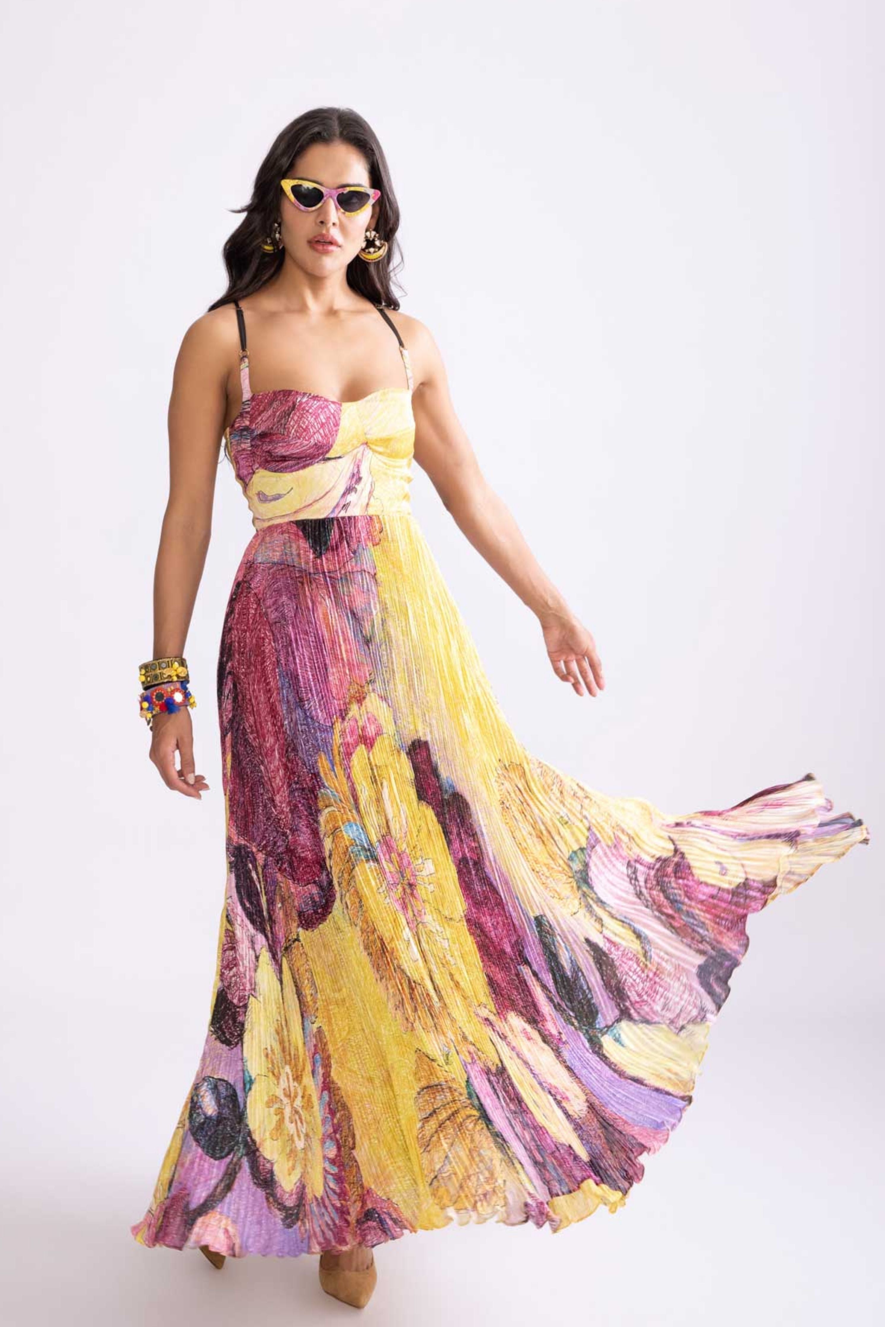 Nala Multicolor Maxi Dress