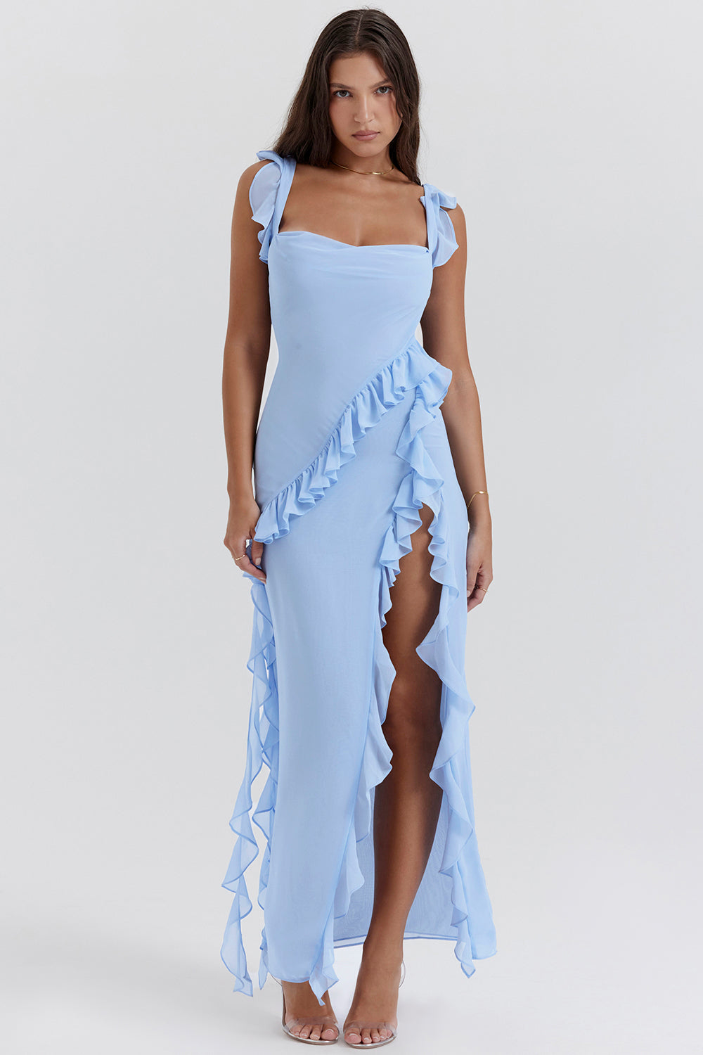 LIGHT BLUE MAXI DRESS
