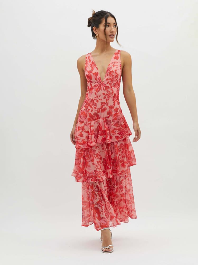 FLORAL MAXI DRESS