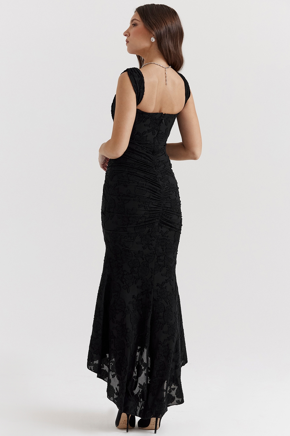 BLACK WEDDING MAXI DRESS