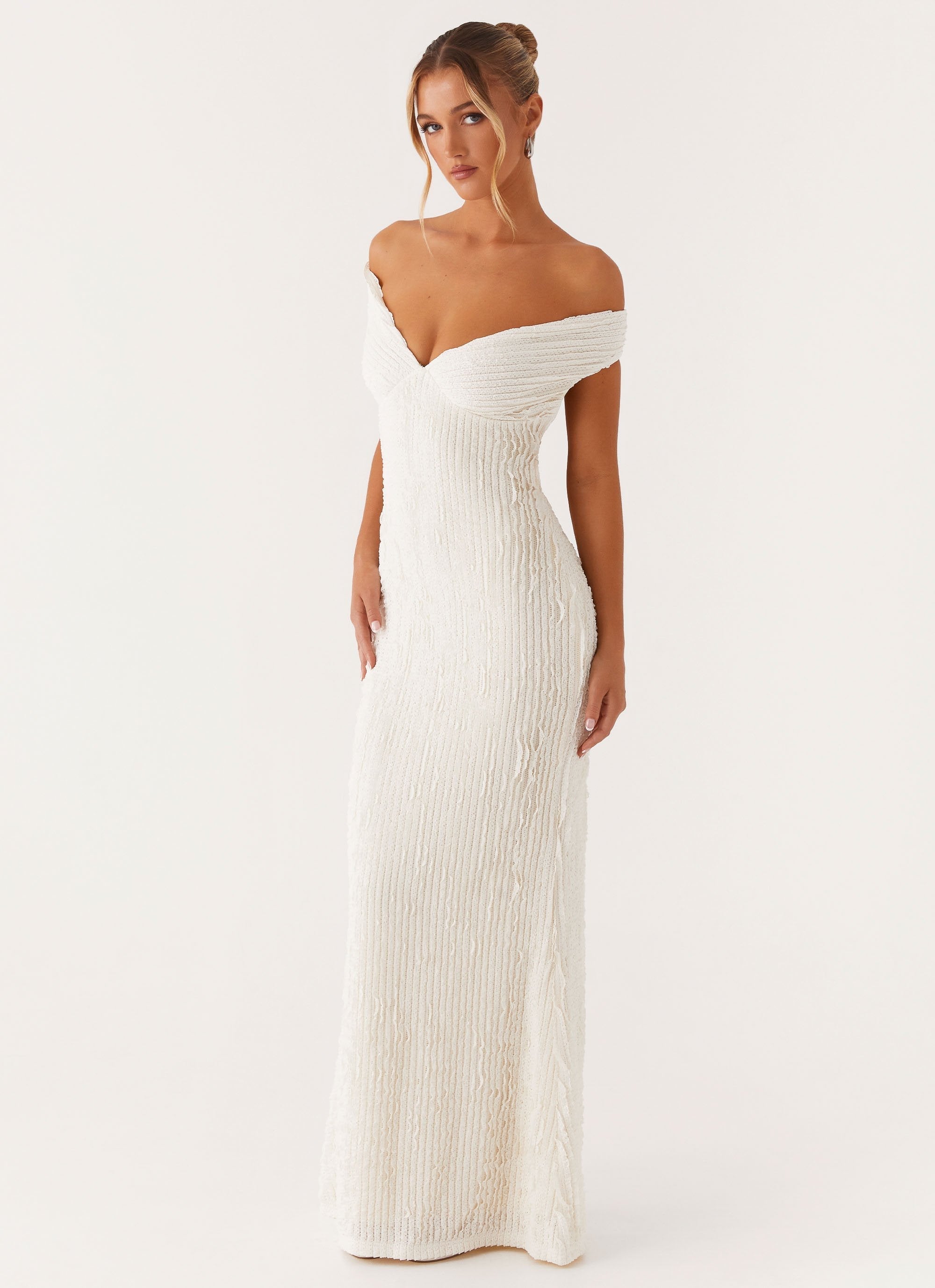 WHITE MAXI DRESS