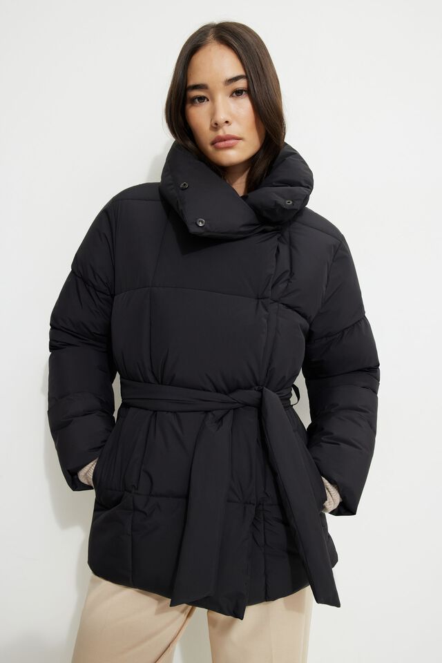 BLACK PUFFER JACKET