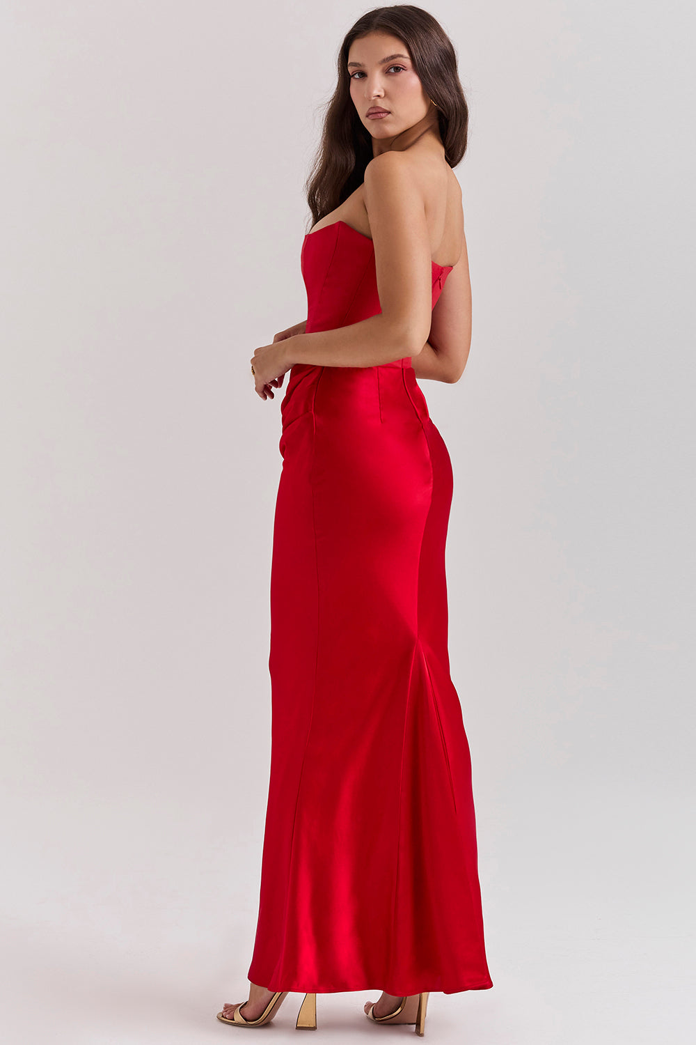 RED MAXI DRESS