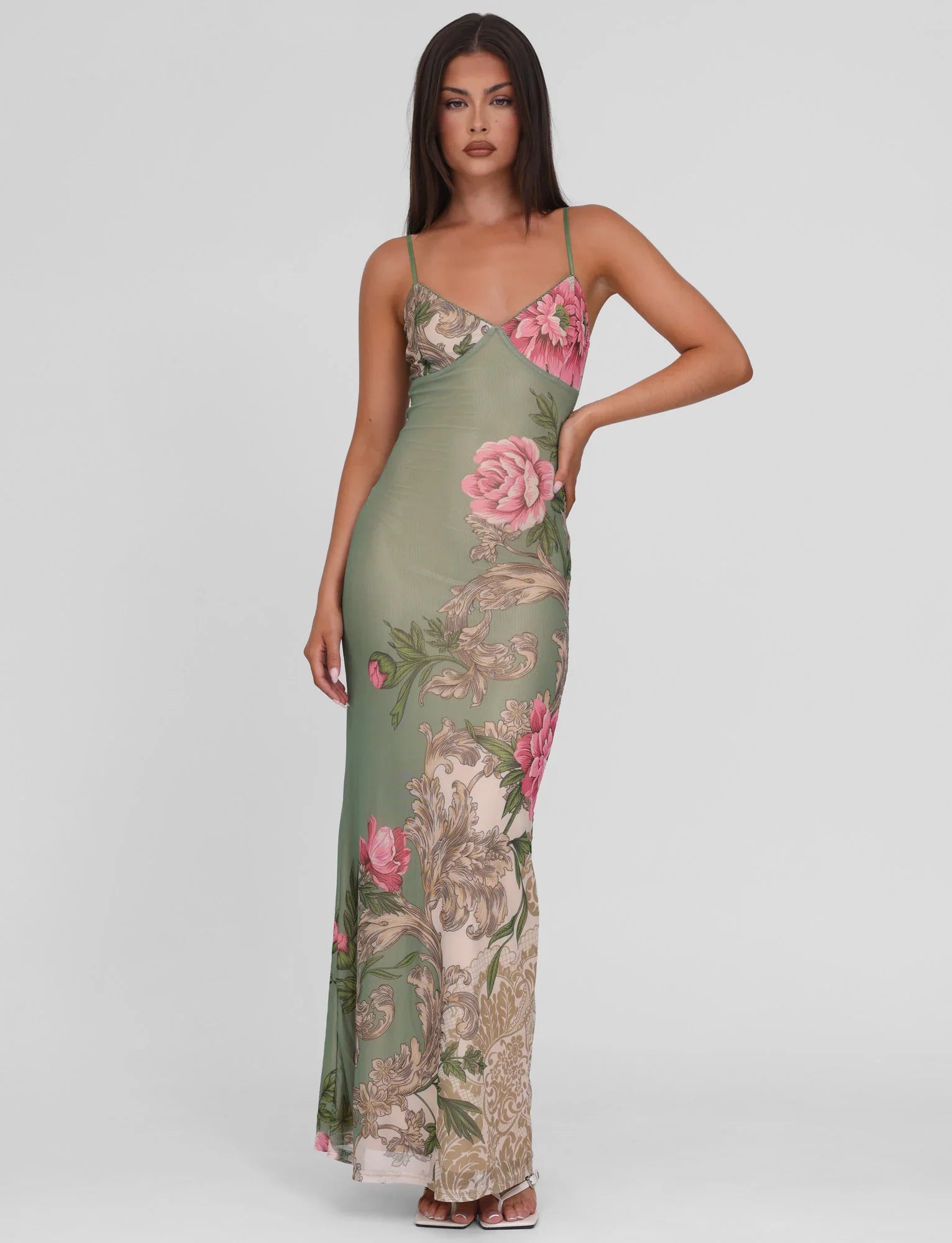 FLORAL MAXI DRESS