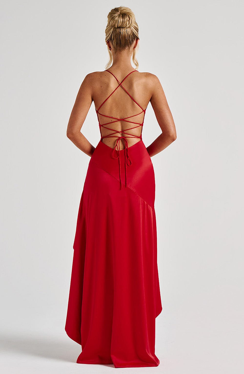 RED PROM MAXI DRESS