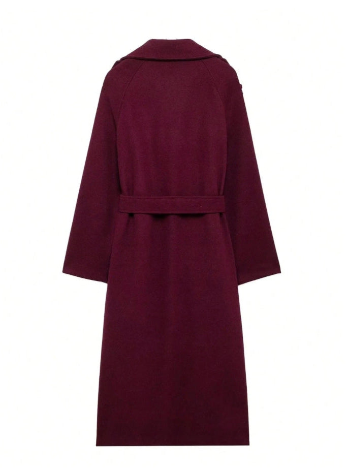 Holly Winter Trench Red