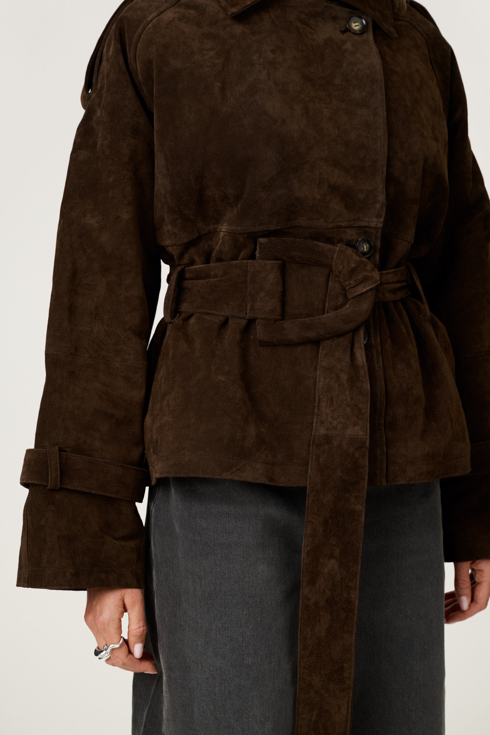 Marant Cropped Trench Coat
