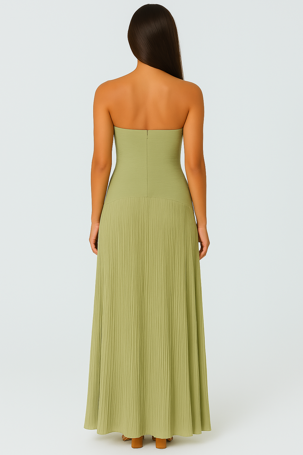 LIGHT GREEN MAXI DRESS