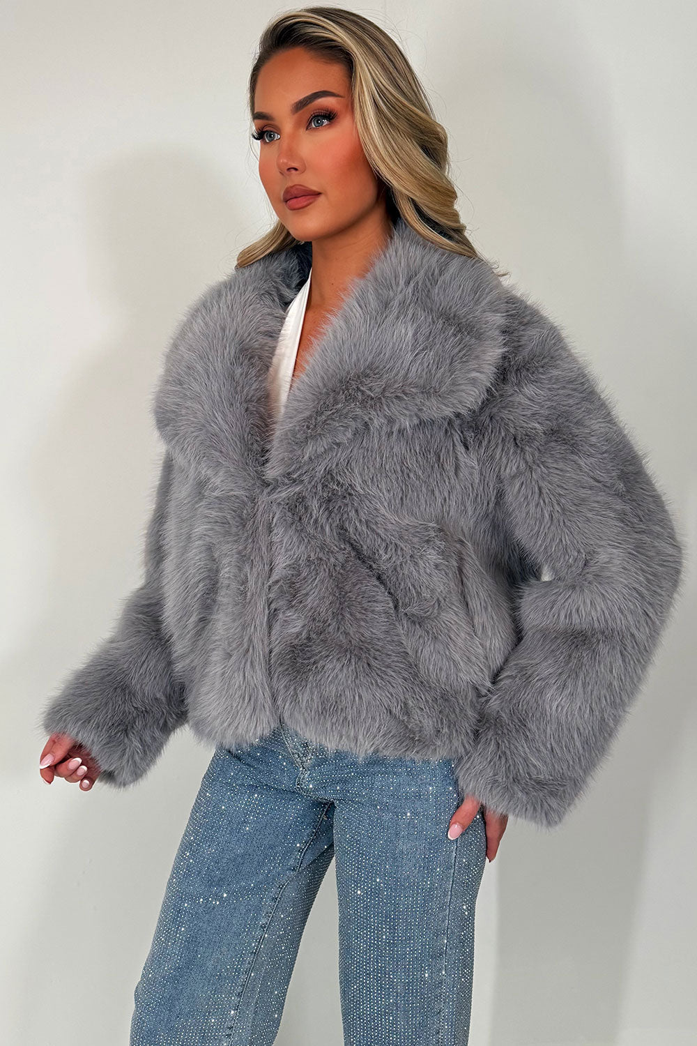 Jessica Faux Fur Coat