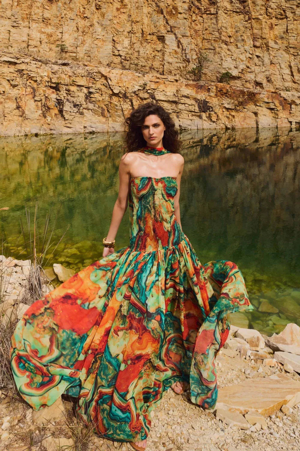 Bonaire Multicolor Maxi Dress