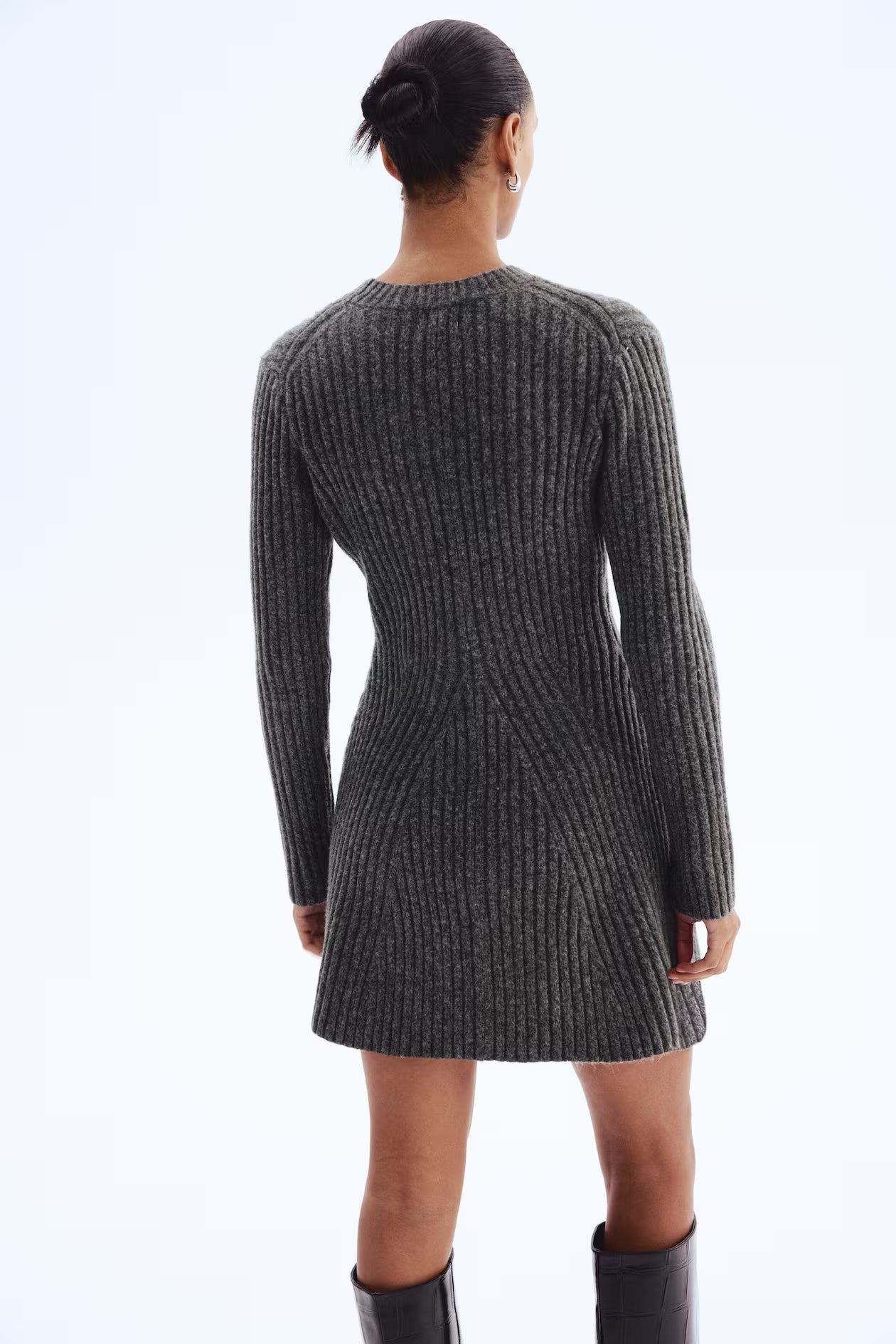 Lacy Knit Mini Dress