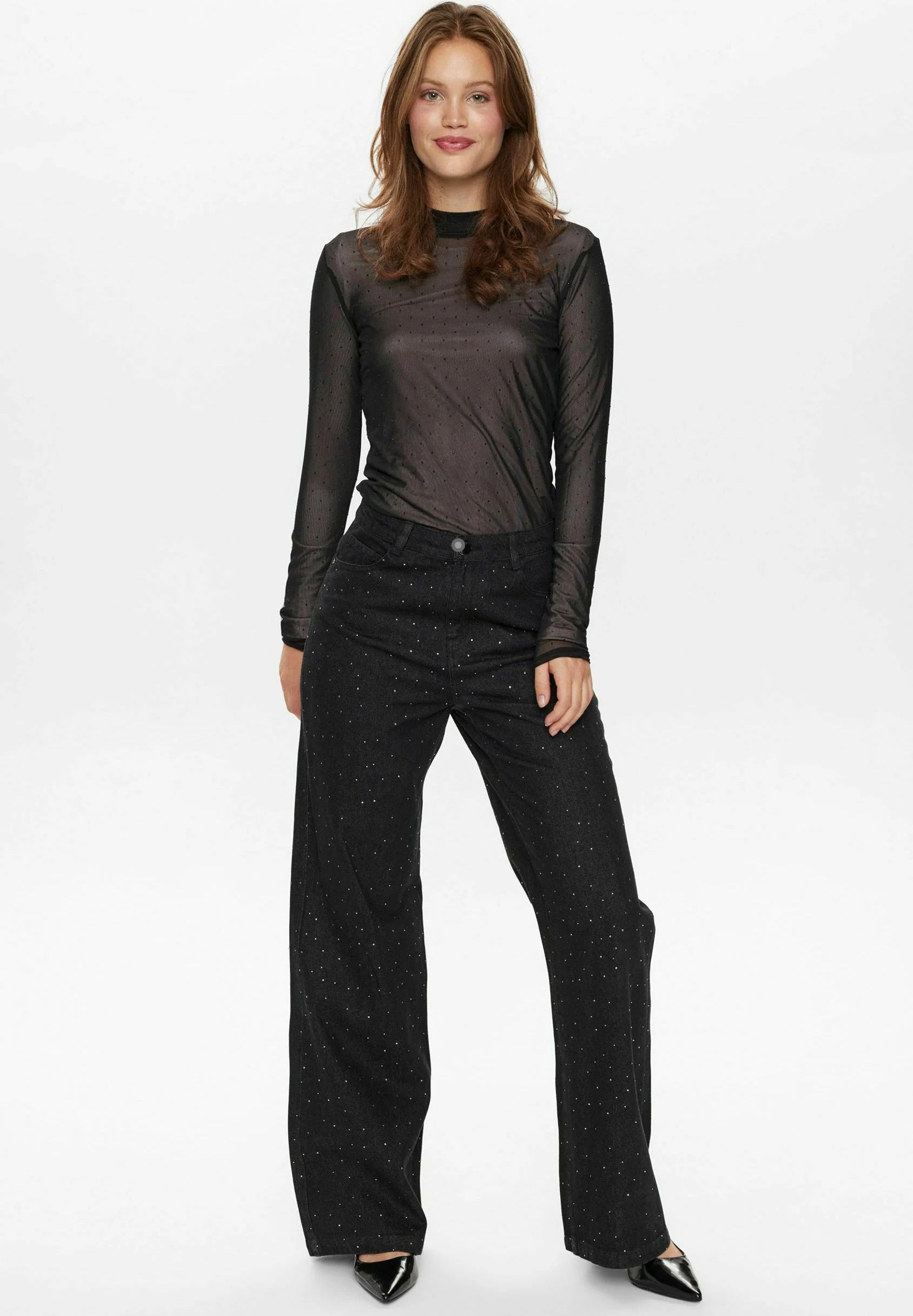 Holly Relaxed Glitter Jeans