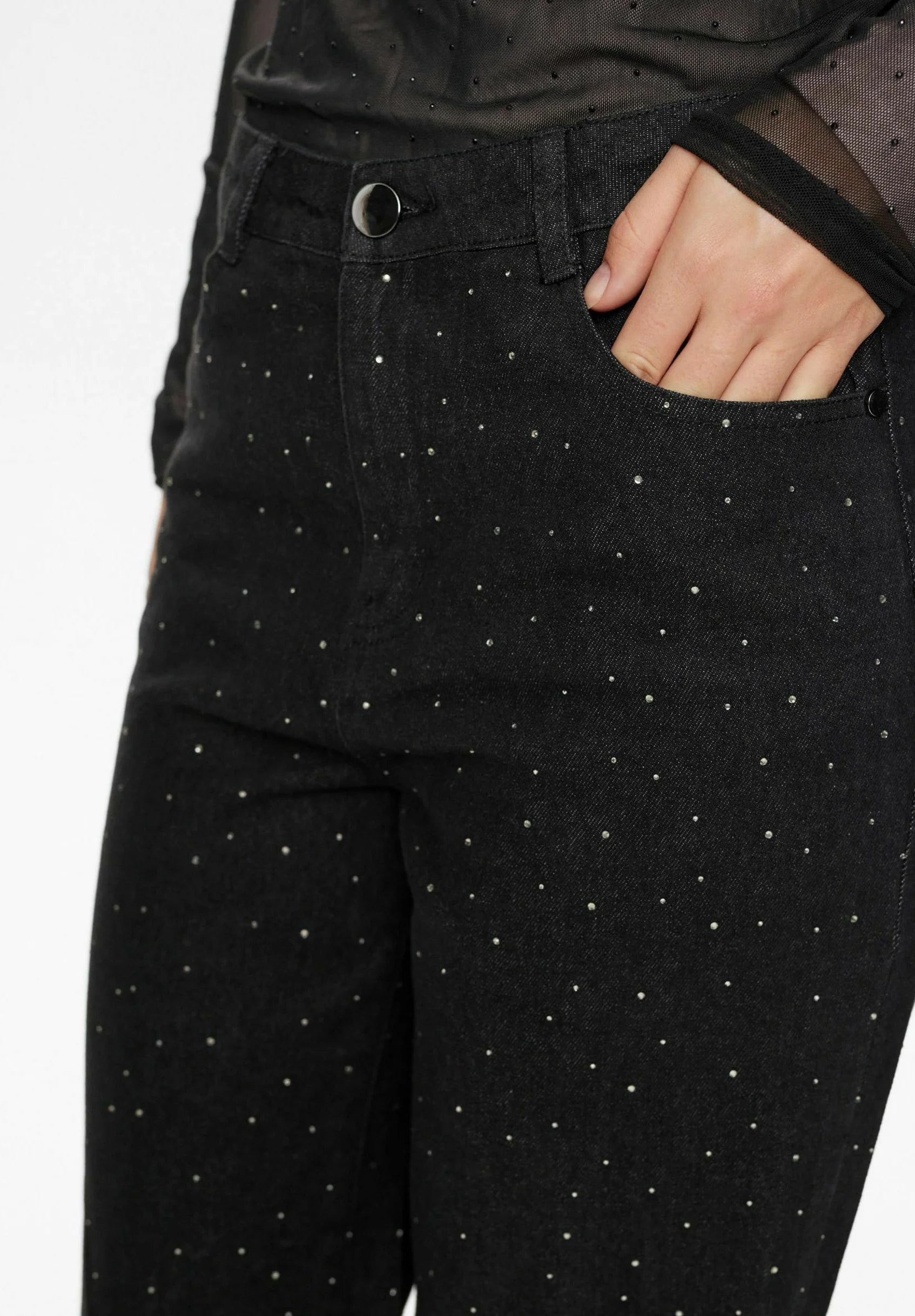 Holly Relaxed Glitter Jeans