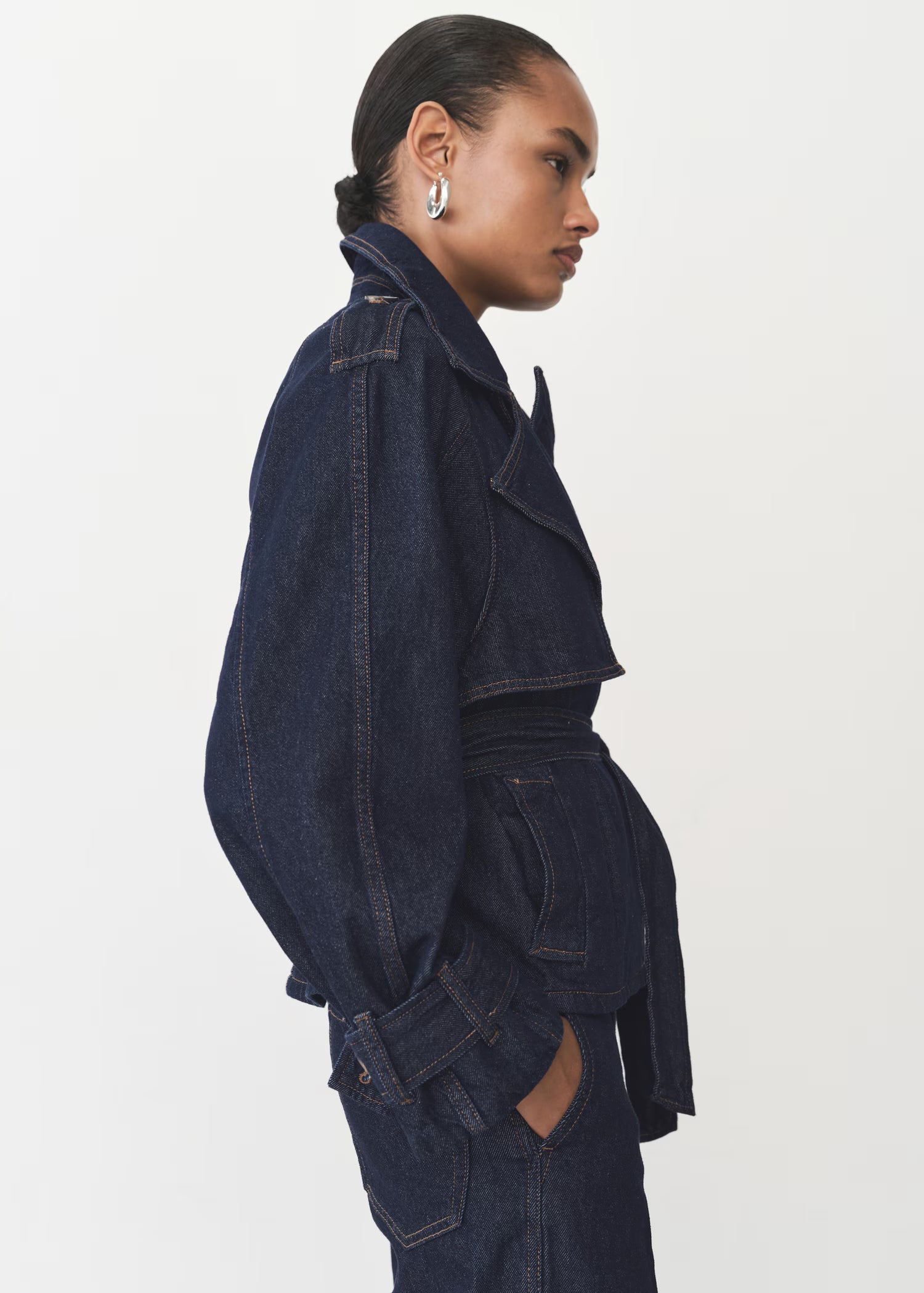 Lizzy Denim Trenchcoat