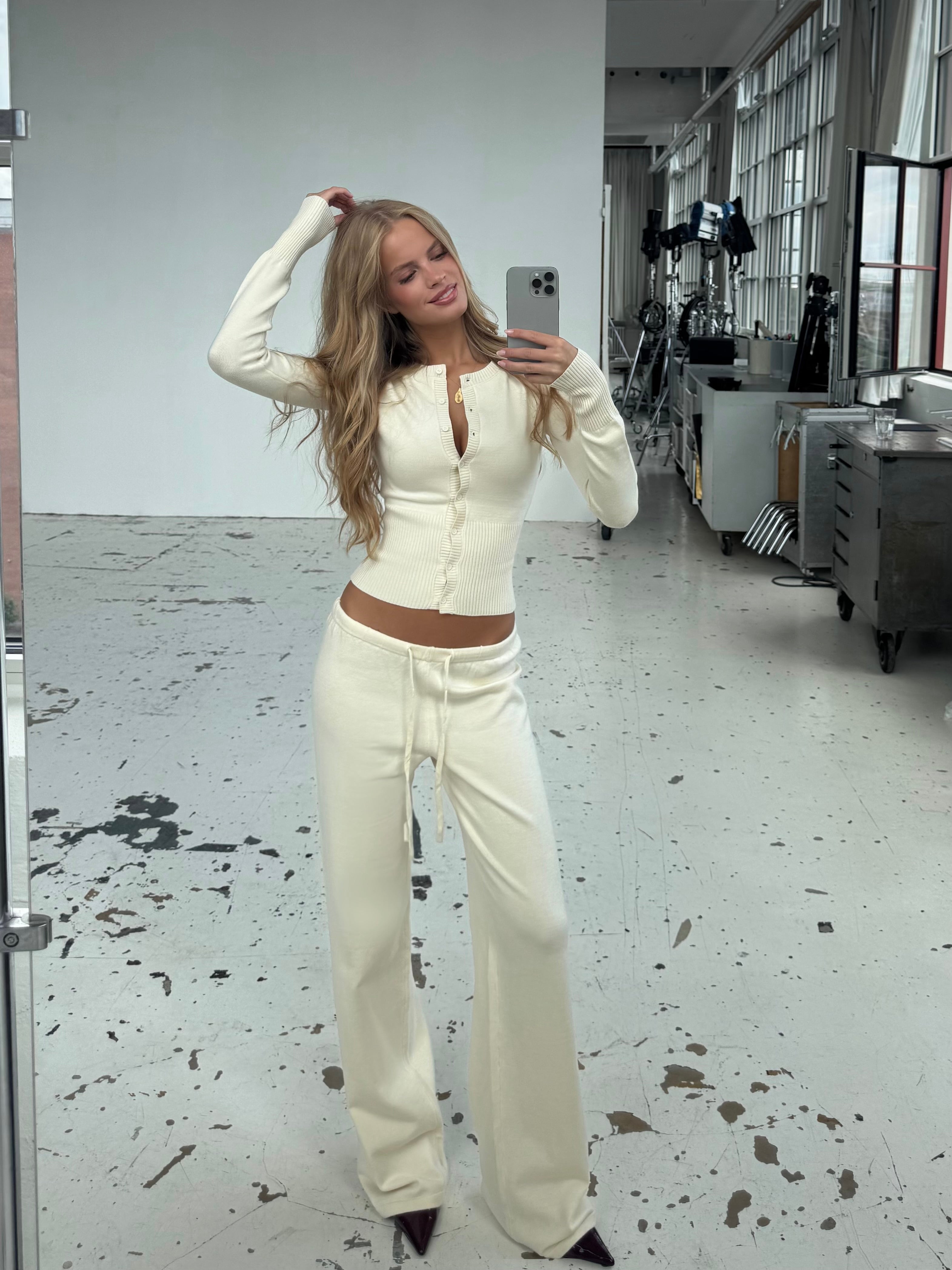 Amal Knitted Cardigan Set