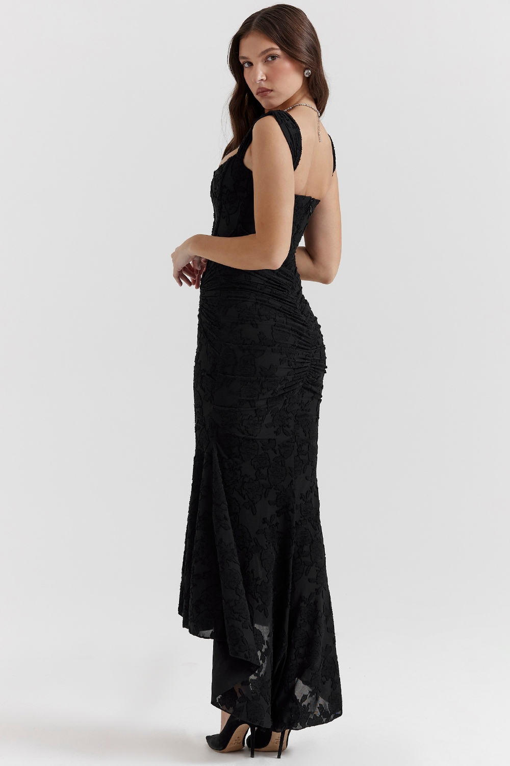BLACK WEDDING MAXI DRESS