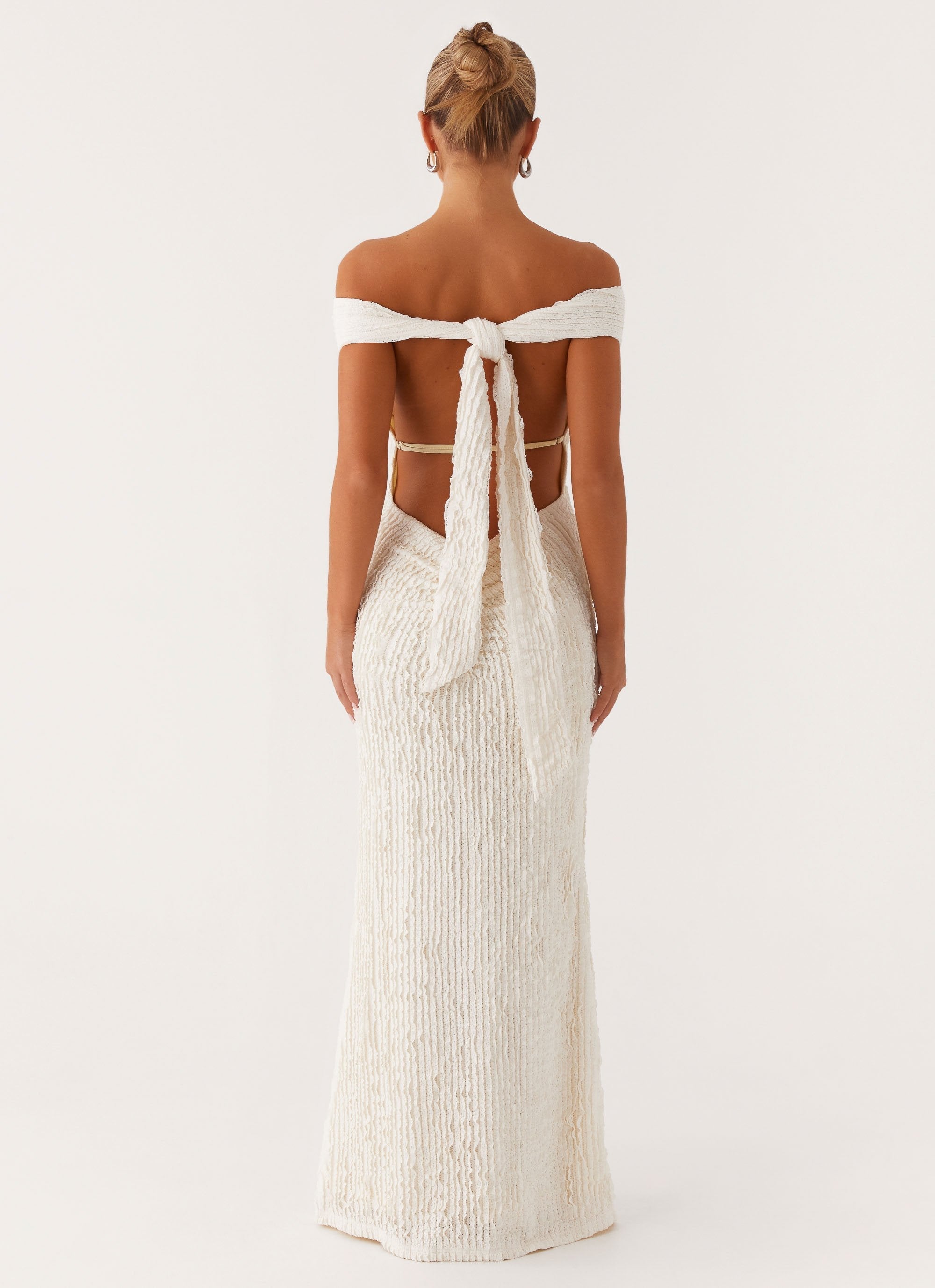 WHITE MAXI DRESS