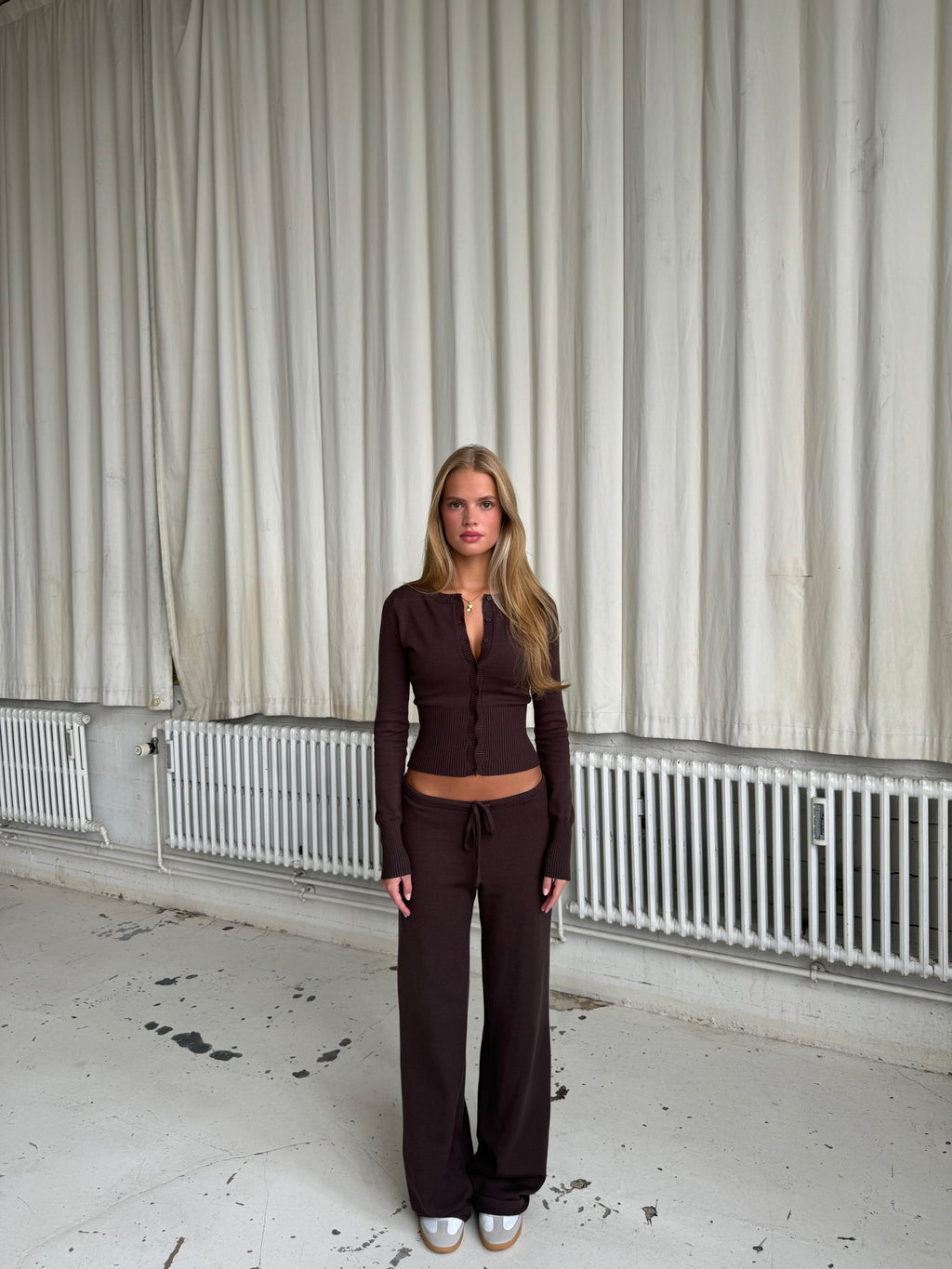 Amal Knitted Cardigan Set