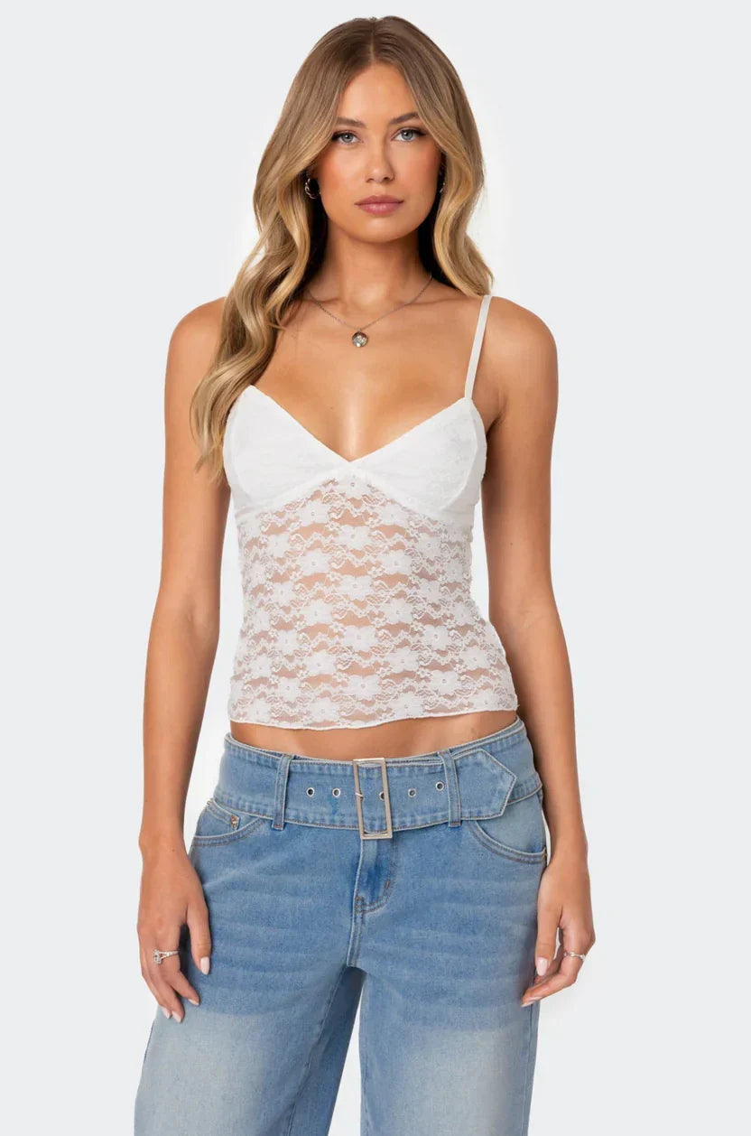 WHITE FESTIVAL TOP