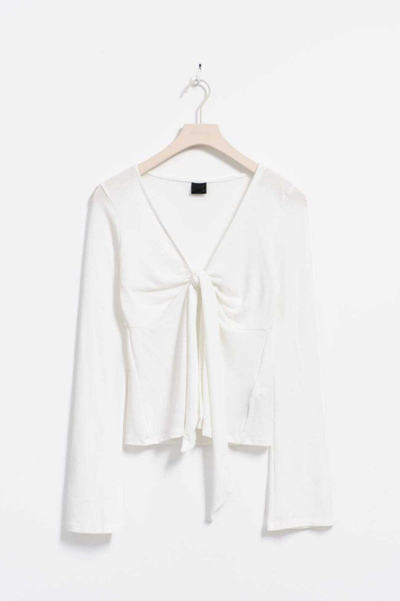 WHITE TIE TOP