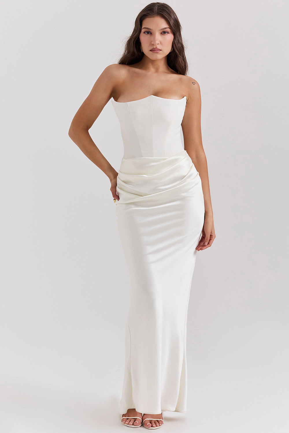 WHITE MAXI DRESS