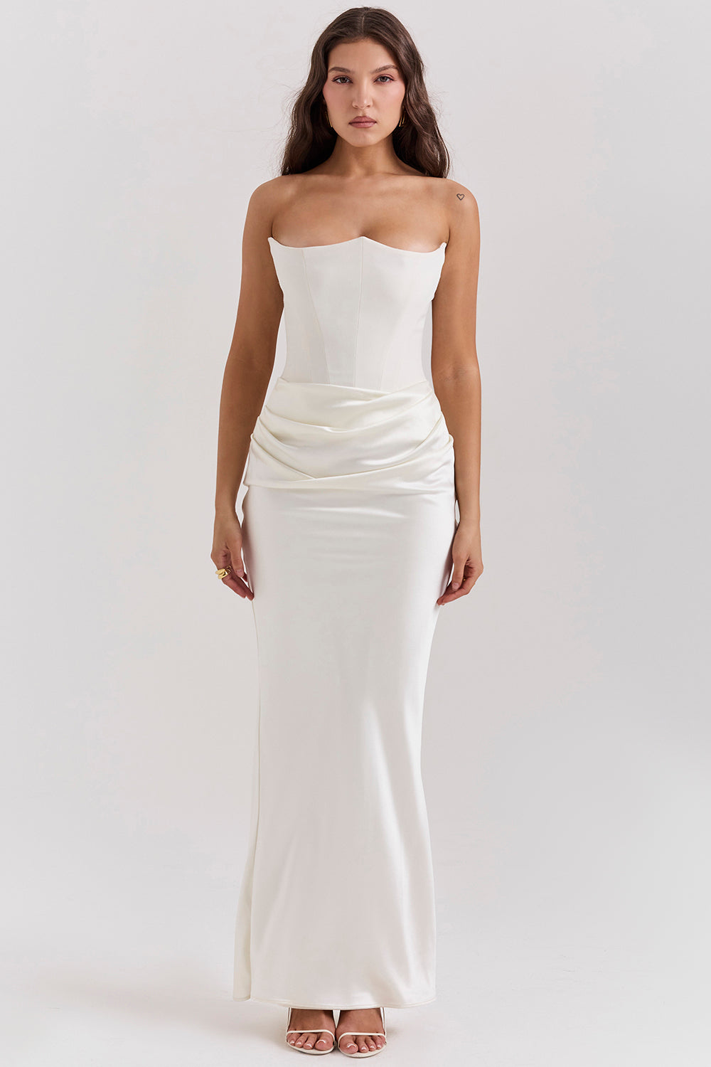 WHITE MAXI DRESS