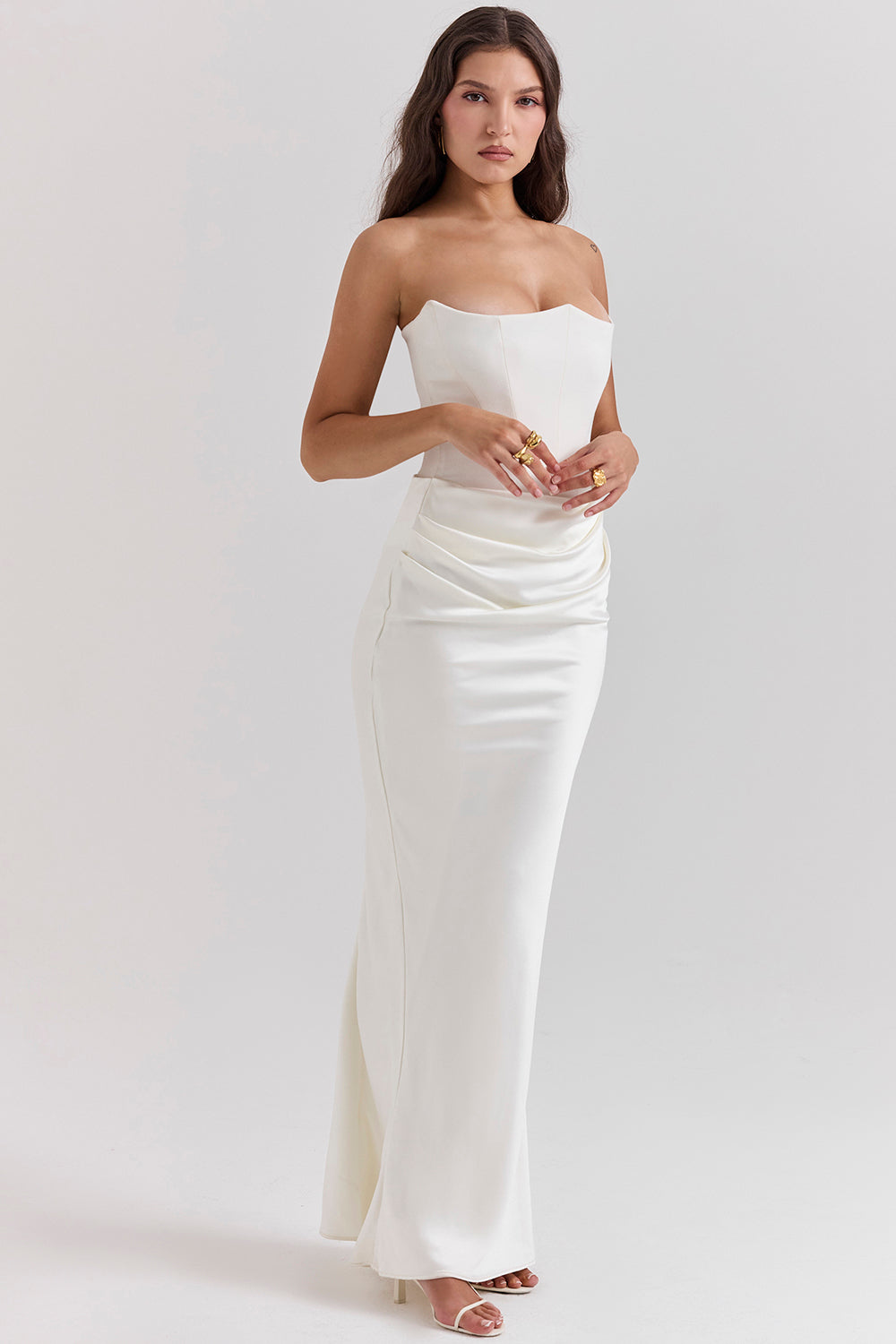 WHITE MAXI DRESS