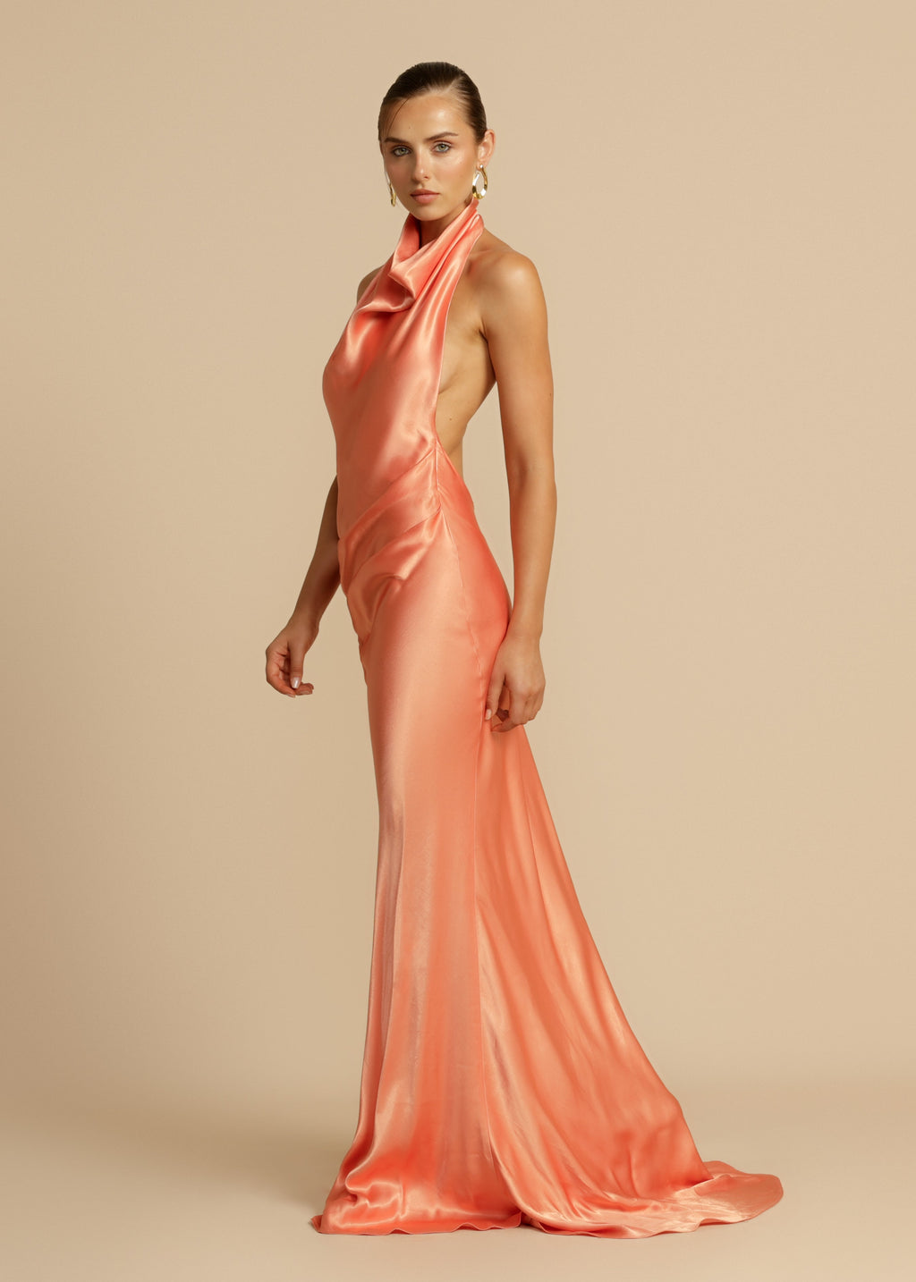 ORANGE MAXI DRESS