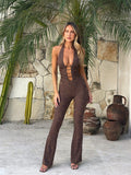 BROWN JUMPSUIT