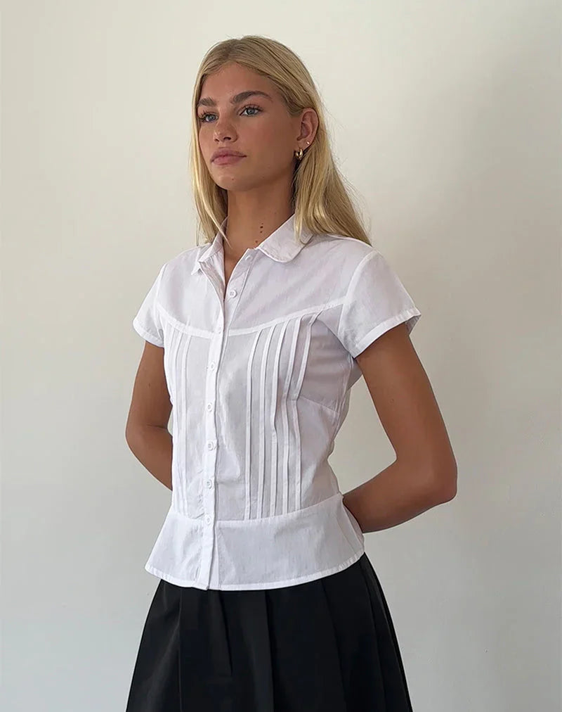 WHITE BLOUSE