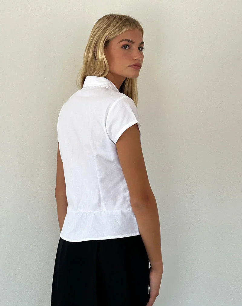WHITE BLOUSE