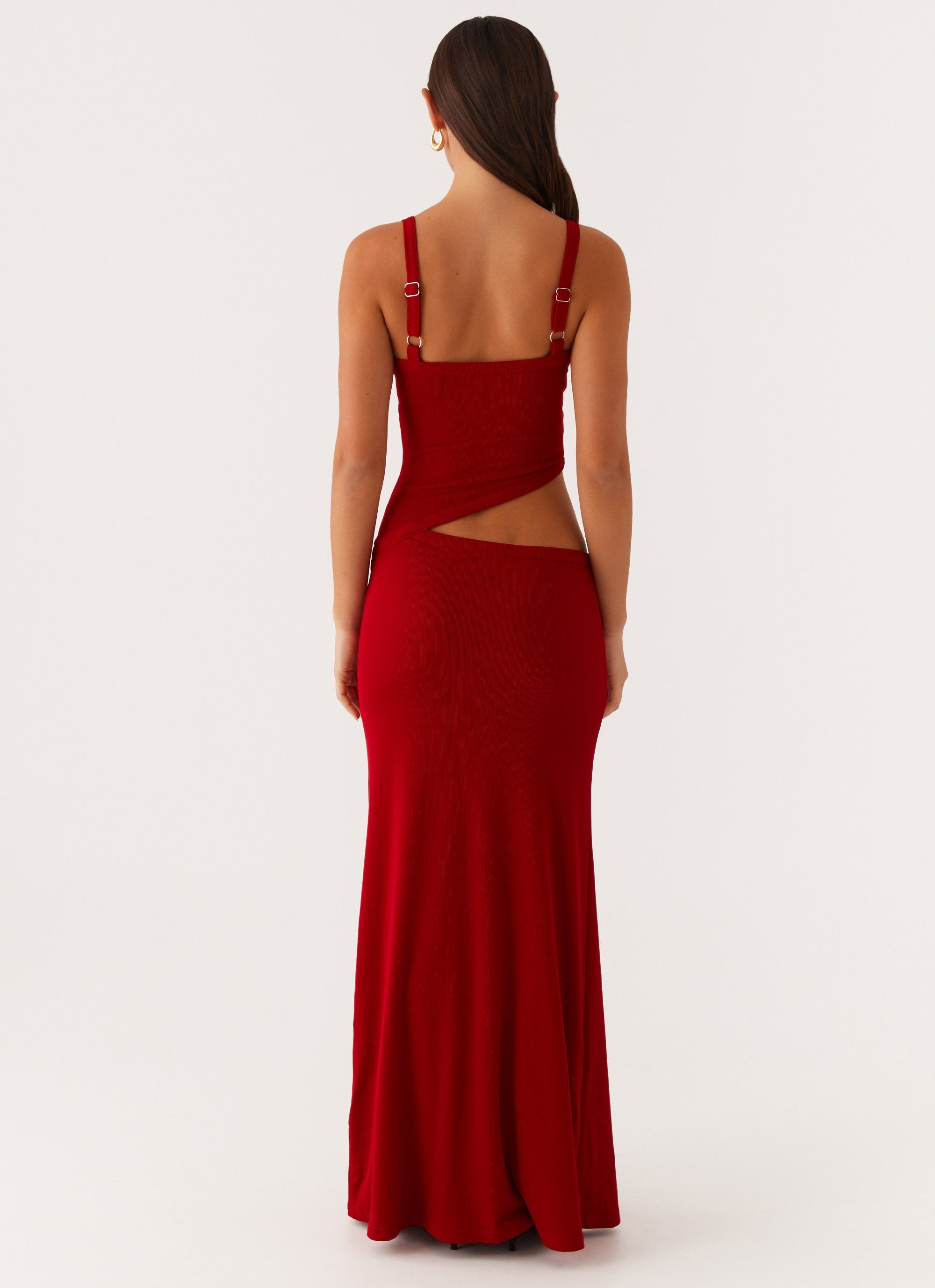 RED MAXI DRESS