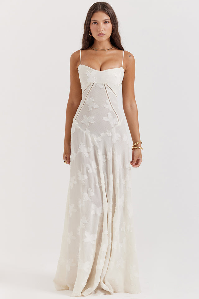 WHITE WEDDING MAXI DRESS
