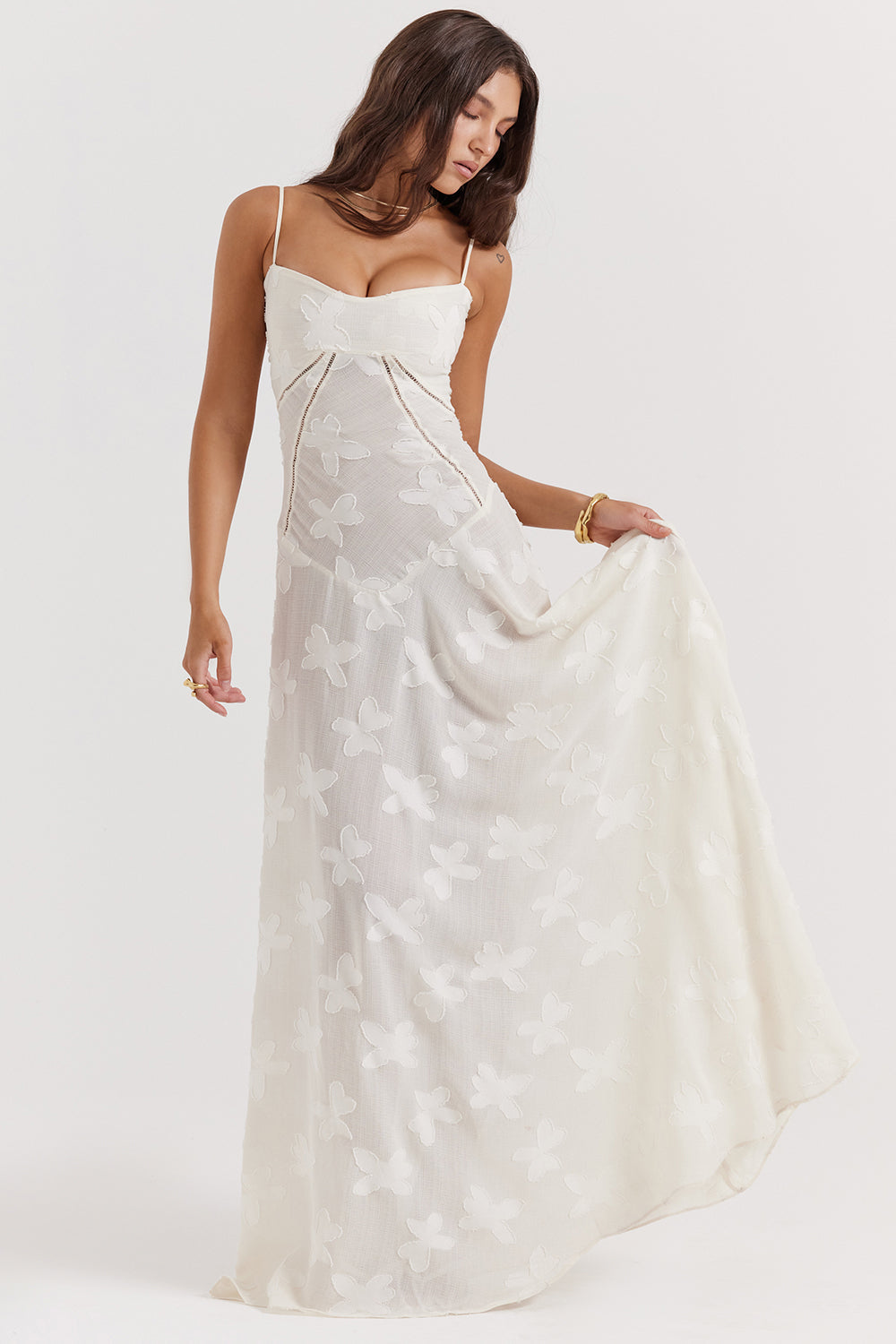 WHITE WEDDING MAXI DRESS