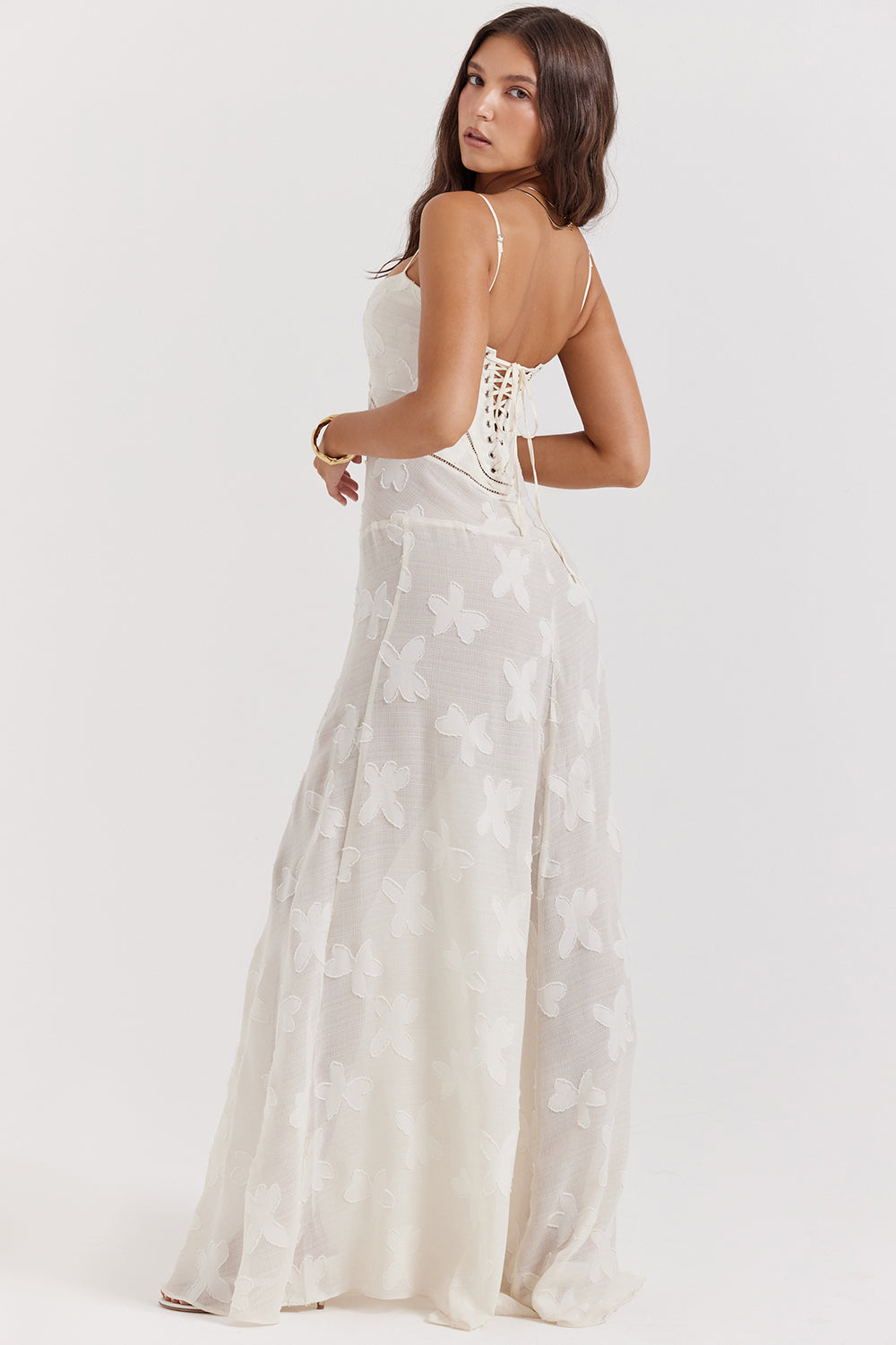 WHITE WEDDING MAXI DRESS