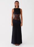 BLACK MAXI DRESS