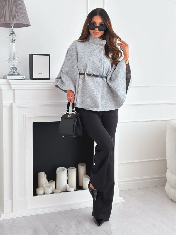 Maria Cape Belt Coat