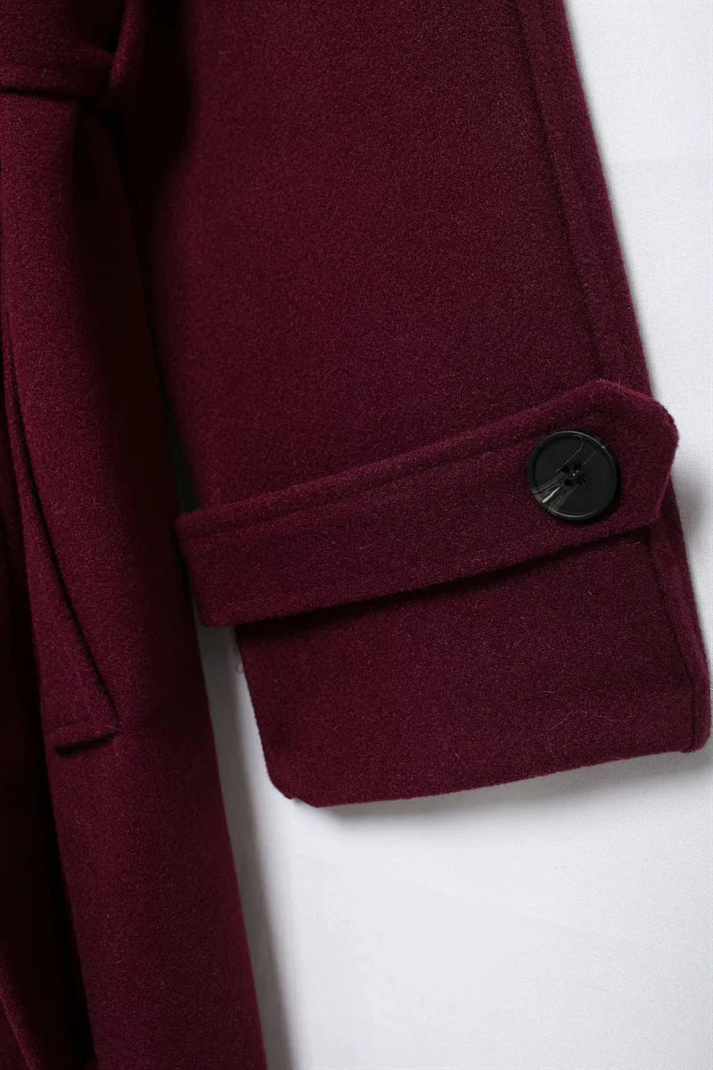 Holly Winter Trench Red