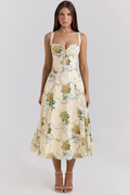 Abella Floral Midi Dress