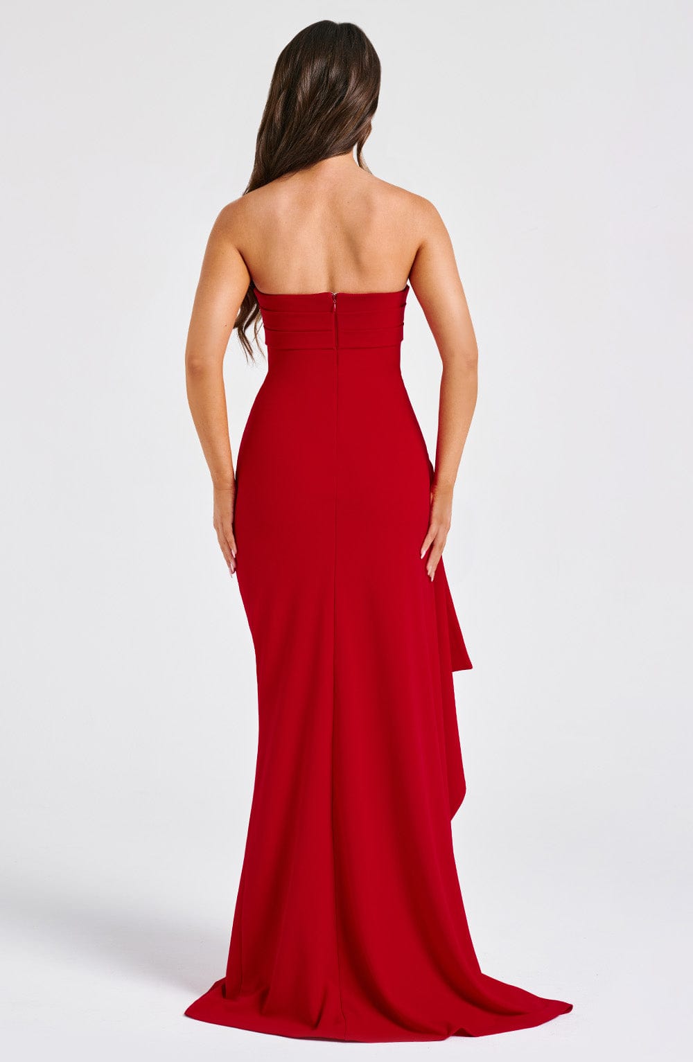 RED MAXI DRESS