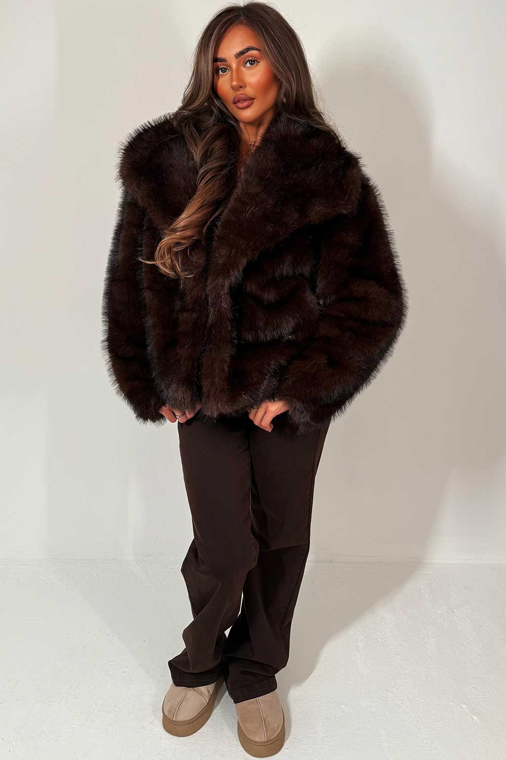 Jessica Faux Fur Coat