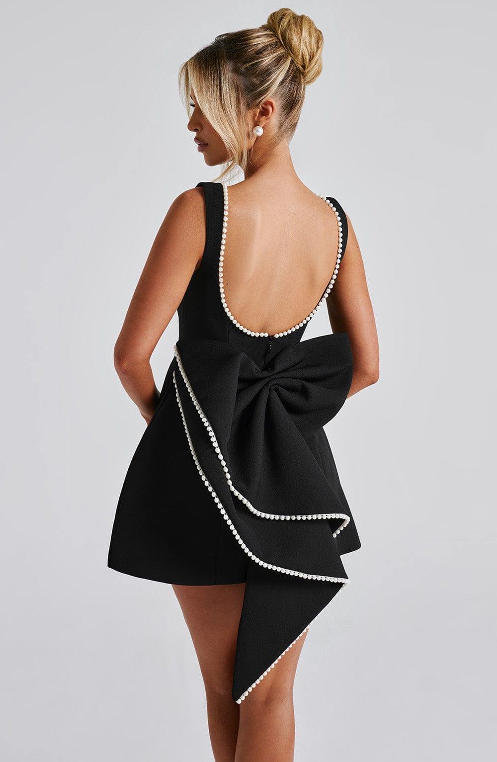 Eleanor Bow Mini Dress