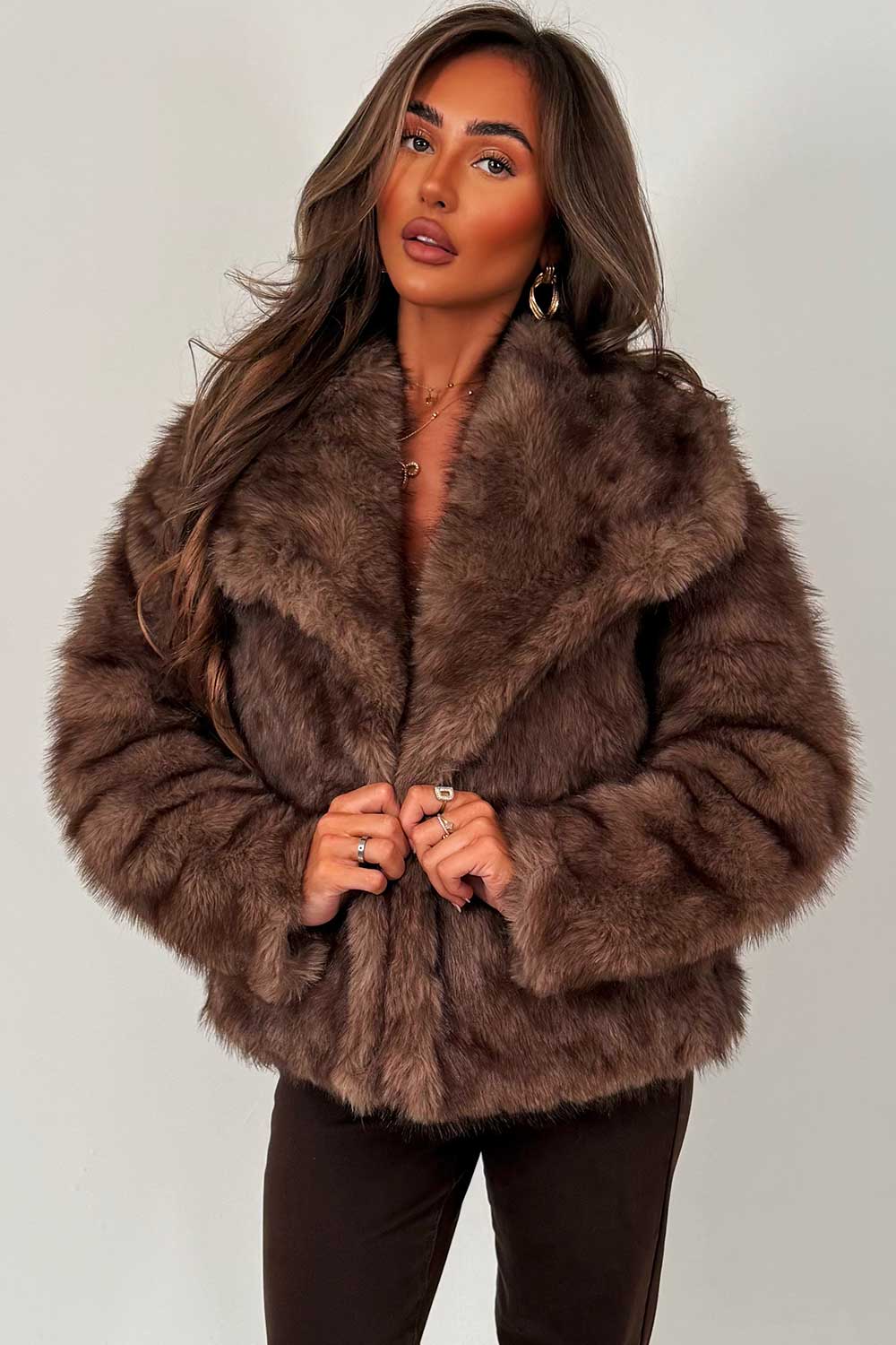 Jessica Faux Fur Coat
