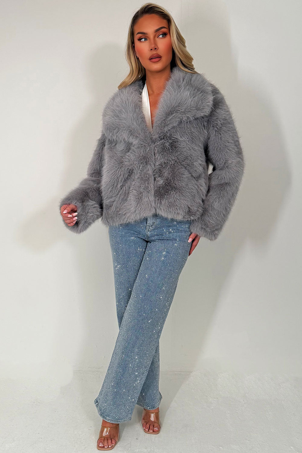 Jessica Faux Fur Coat