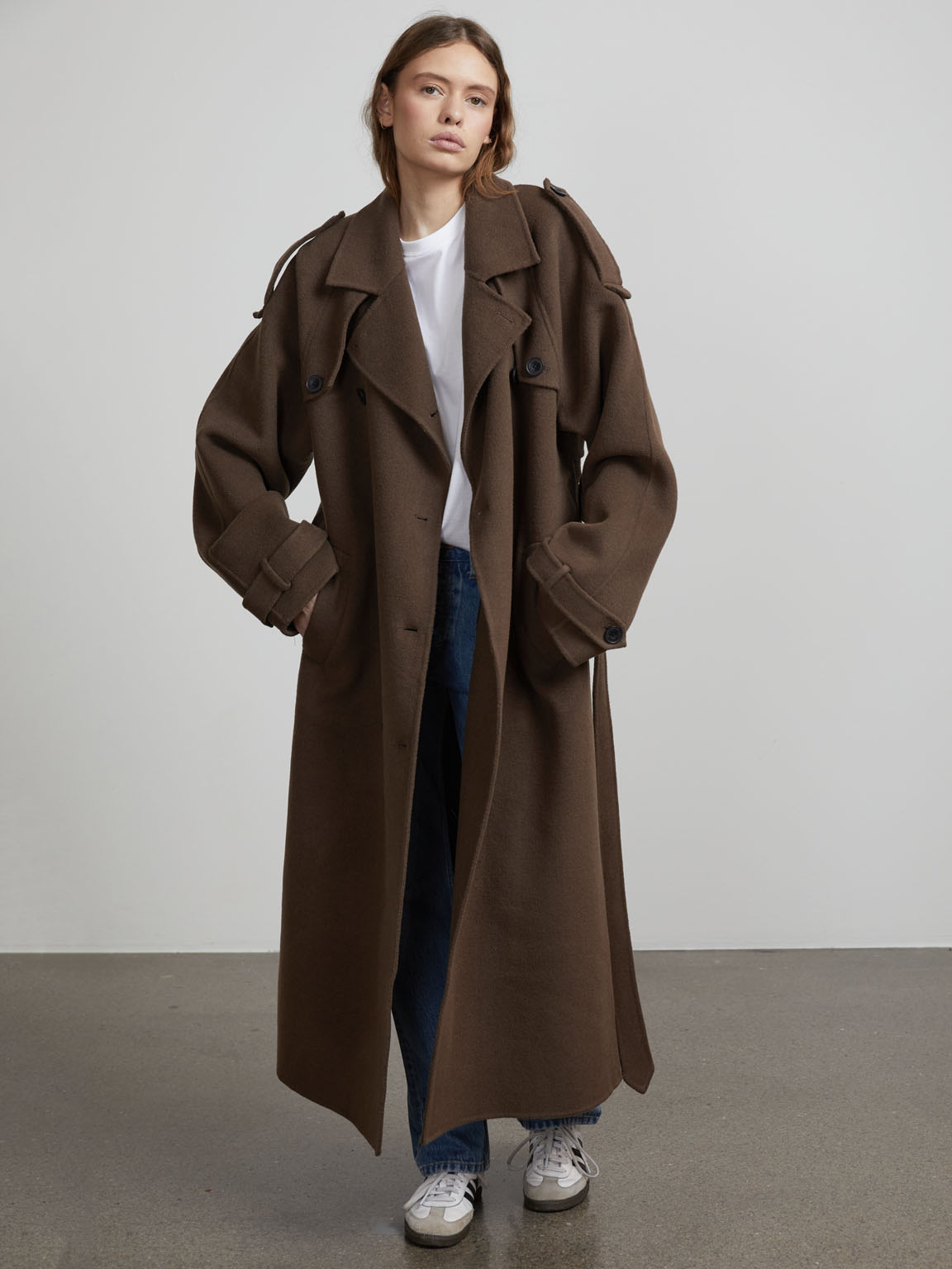 Annie Wool Trenchcoat
