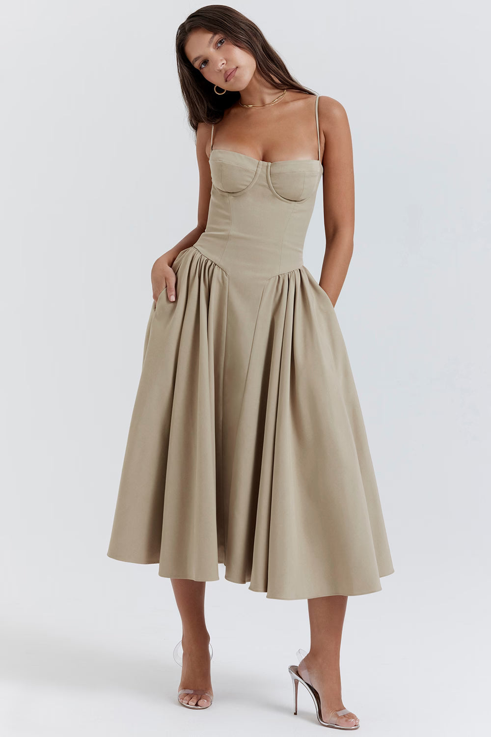 Lory Elegant Midi Dress