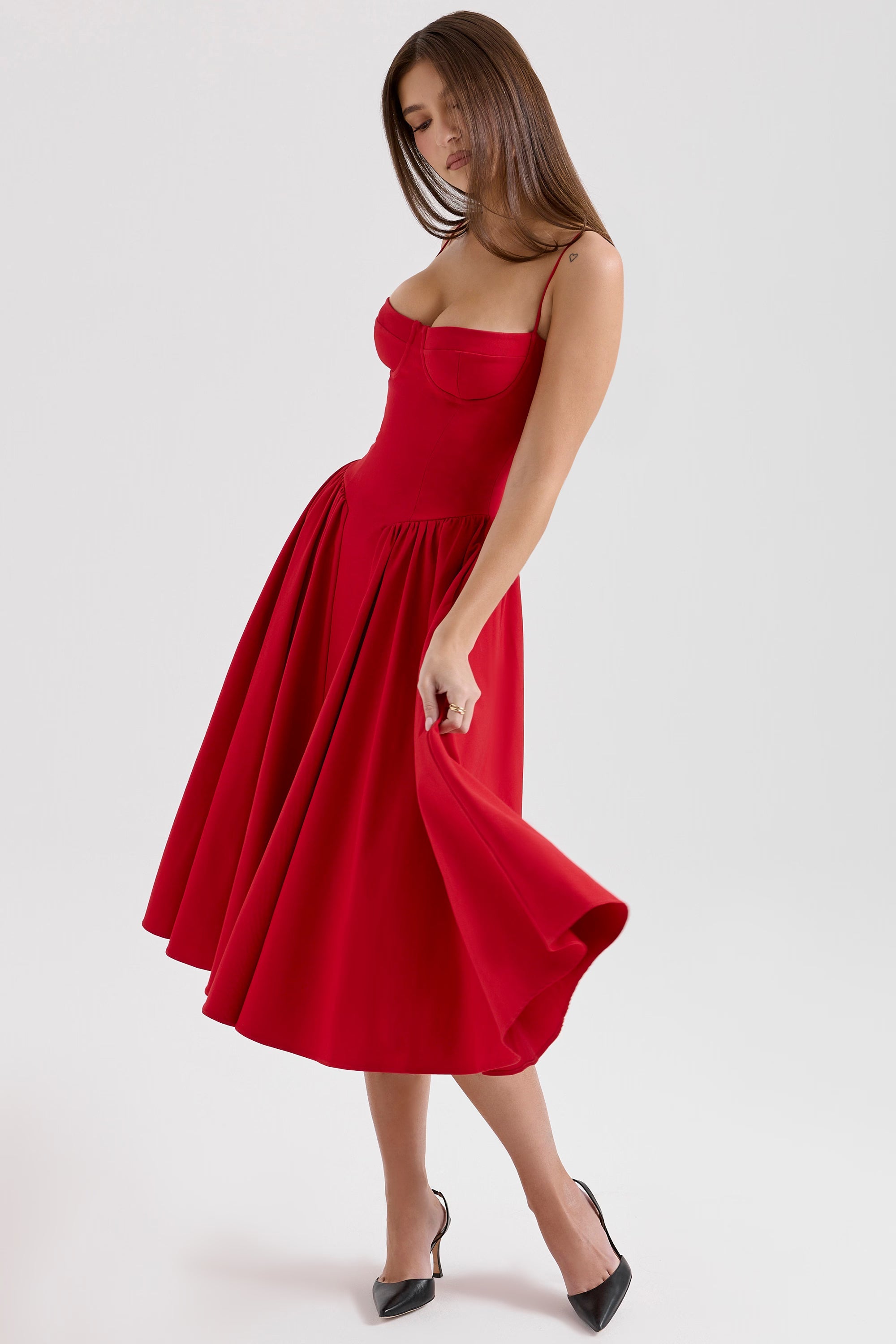 Lory Elegant Midi Dress