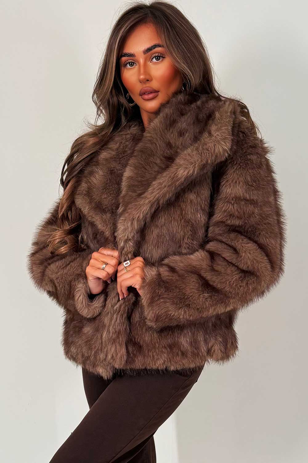 Jessica Faux Fur Coat